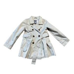Tahari Girls Trench coat size 4T; Khaki Tan colored; NWOT